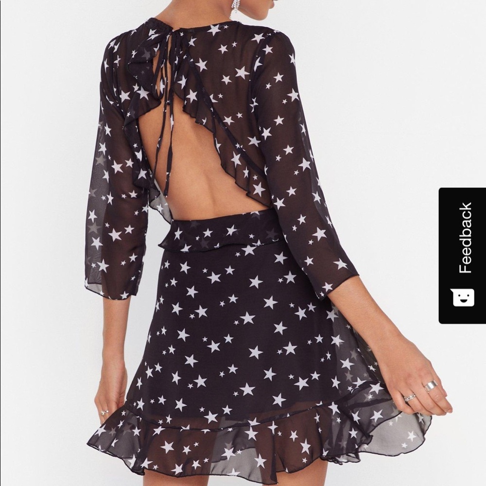 NWT Nasty Gal Star mini dress